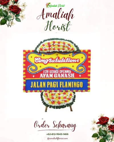 Bunga Papan Congratulation di Sentosa